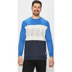 Haily's Men - Bluza. Niebieskie bluzy męskie Haily's Men, s, z nadrukiem, z bawełny, z okrągłym kołnierzem, bez rękawów, bez kaptura. W wyprzedaży za 49,90 zł.