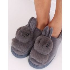 Kapcie damskie króliczki szare MA01 GREY. Szare kapcie damskie obuwie damskie, z gumy. Za 68,99 zł.