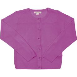 SWETER DŁUGI RĘKAW DLA DZIEWCZYNKI GŁADKI. Fioletowe swetry dziewczęce HAPPY KIDS, bez wzorów, klasyczne, z klasycznym kołnierzykiem, z długim rękawem, długie, bez kaptura. W wyprzedaży za 19,99 zł.