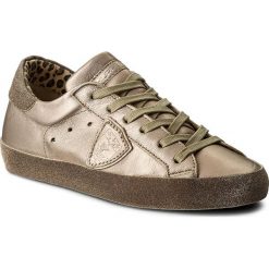 Sneakersy damskie: Sneakersy PHILIPPE MODEL – Paris Glitter CGLD ML16 Metal Champagne