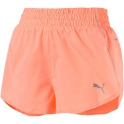 Puma Spodenki Damskie Ignite 3" Short Bright Peach M. Pomarańczowe spodenki sportowe damskie Puma, m, bez wzorów, ze skóry, sportowe, na fitness i siłownię. Za 135,00 zł.