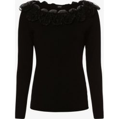 S.Oliver BLACK LABEL - Sweter damski, czarny. Czarne swetry damskie s.Oliver BLACK LABEL, s, bez wzorów, z dzianiny, retro, bez rękawów, bez kaptura. Za 359,95 zł.