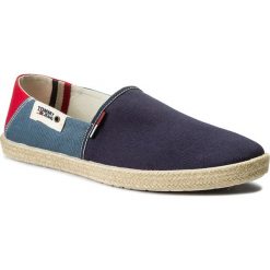 Espadryle TOMMY JEANS - Summer Slip On Shoe EM0EM00027 Ink/Jeans/Tango Red 902. Niebieskie espadryle męskie marki Tommy Jeans, z jeansu. W wyprzedaży za 159,00 zł.