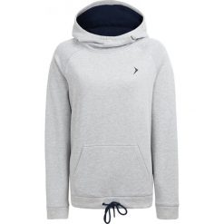 Bluza damska BLD603 - chłodny jasny szary melanż - Outhorn. Szare bluzy damskie z kieszeniami marki Outhorn, melanż. W wyprzedaży za 49,99 zł.