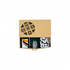 Box dla Inteligenta - Skarpetki. Brązowe skarpetki męskie Sox in the box, z bawełny. Za 80,00 zł.