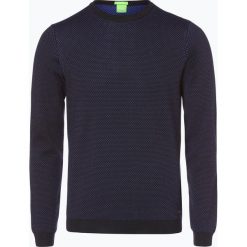 Swetry klasyczne męskie: BOSS Athleisure – Sweter męski – C-Conny_01, czarny