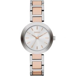 Zegarek DKNY - Stanhope NY2402 2T Silver/Rose/Silver/Steel. Szare zegarki damskie DKNY. W wyprzedaży za 459,00 zł.