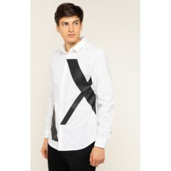 Koszula Armani Exchange 3HZC24 ZNM5Z 7127. Białe koszule męskie Armani Exchange, m, bez wzorów, casualowe, bez kołnierzyka, bez rękawów. W wyprzedaży za 249,00 zł.