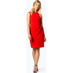 Calvin Klein - Sukienka damska, czerwony. Czerwone sukienki damskie Calvin Klein, bez wzorów, klasyczne, z klasycznym kołnierzykiem, bez rękawów. Za 649,95 zł.