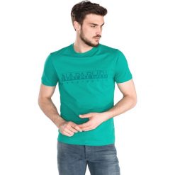Napapijri Sevora Koszulka Zielony. Zielone podkoszulki męskie Napapijri, l, z nadrukiem, z bawełny, z krótkim rękawem. Za 180,95 zł.