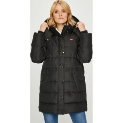 Levi's - Kurtka puchowa. Czarne kurtki damskie puchowe Levi's®, s, bez wzorów, długie. W wyprzedaży za 499,90 zł.
