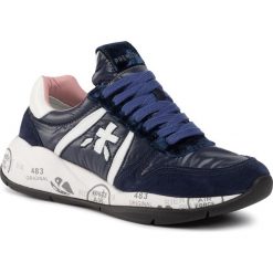 Sneakersy PREMIATA - Layla 4296 Blue. Niebieskie półbuty damskie Premiata, ze skóry. W wyprzedaży za 519,00 zł.