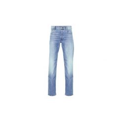 Jeansy straight leg G-Star Raw 3301 STRAIGHT. Niebieskie jeansy męskie G-Star RAW, m, bez wzorów, retro. W wyprzedaży za 370,30 zł.