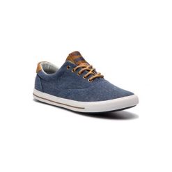 SPRANDI M188SS16-01. Niebieskie trampki męskie Sprandi, bez wzorów, ze skóry ekologicznej, bez zapięcia. Za 79,99 zł.