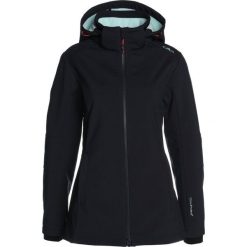 CMP WOMAN JACKET ZIP HOOD Kurtka Softshell blue/anice. Niebieskie kurtki damskie CMP, z elastanu. W wyprzedaży za 341,10 zł.