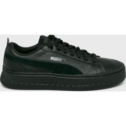 Puma - Buty Smash Platform. Czarne buty sportowe damskie Puma, bez wzorów, ze skóry, sportowe. W wyprzedaży za 279,90 zł.
