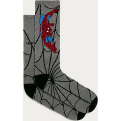 Vans - Skarpetki x Marvel. Szare skarpetki męskie Vans, z motywem z bajki, z elastanu. Za 59,90 zł.