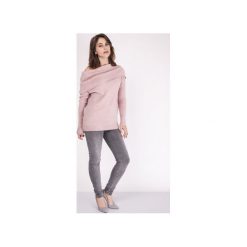 Sweter w stylu hiszpańskim, SWE127 pastelowy róż MKM. Różowe swetry damskie Mkm swetry, s, bez wzorów, z dzianiny, bez rękawów, bez kaptura. Za 118,00 zł.