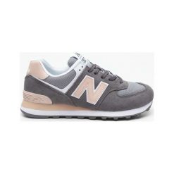 Szaro-Różowe Sneakersy New Balance WL574NDB. Szare sneakersy damskie Molly.pl, ze skóry. Za 349,00 zł.
