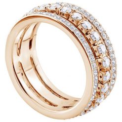 Swarovski - Pierścionek Further. Żółte pierścionki damskie Swarovski, z kryształem, ze stali. Za 549,90 zł.