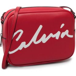 Torebka CALVIN KLEIN JEANS - Ckj Sculpted Large Camera Bag K60K606573 XA9. Czerwone listonoszki damskie Calvin Klein Jeans, bez wzorów, z jeansu, bez dodatków. Za 269,00 zł.
