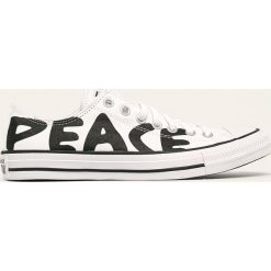 Converse - Tenisówki. Białe trampki i tenisówki damskie Converse, bez wzorów, z gumy, na sznurówki. Za 299,90 zł.