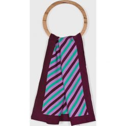 Pieces - Apaszka. Czarne szaliki damskie marki Pieces, bez wzorów, z poliesteru. Za 39,90 zł.