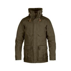 Fjällräven Jacket No. 68, Ciemna Oliwka | 633 | Z. Płaszcze męskie Fjällräven, m, bez wzorów, bez kaptura. W wyprzedaży za 1885,08 zł.