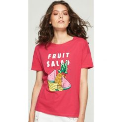 T-shirty damskie: T-shirt fruit salad – Pomarańczo