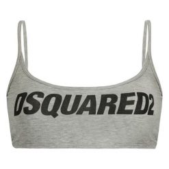 Biustonosz top Dsquared2 Underwear D8RG32360. Szare biustonosze Dsquared2 Underwear, bez wzorów, z elastanu. W wyprzedaży za 199,00 zł.