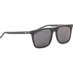 Okulary przeciwsłoneczne HUGO - 1086/S Matt Black 003. Czarne okulary przeciwsłoneczne męskie HUGO, z tworzywa sztucznego. Za 589,00 zł.