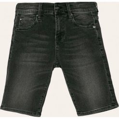 G-Star Raw - Szorty dziecięce 140-176 cm. Szare spodenki chłopięce G-Star RAW, bez wzorów, z elastanu, retro. W wyprzedaży za 199,90 zł.