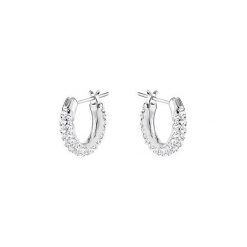 Swarovski - Kolczyki Stone. Szare kolczyki damskie Swarovski, z kryształem. W wyprzedaży za 199,90 zł.