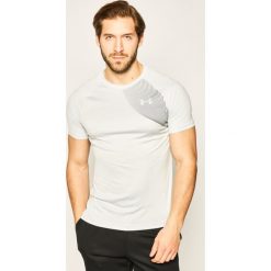 Koszulka techniczna Under Armour Qualifier Iso-Chill Run Short Sleeve 1353467. Szare koszulki męskie Under Armour, xl, bez wzorów, z elastanu, sportowe, polo, bez rękawów. Za 189,00 zł.
