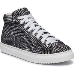 Sneakersy Eva Minge EM-08-06-000378. Czarne półbuty damskie Eva Minge, bez wzorów, bez obcasa, bez zapięcia. W wyprzedaży za 239,00 zł.