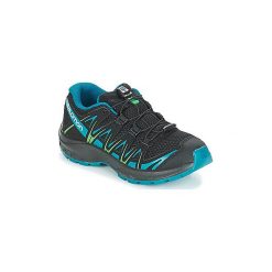 Buty Dziecko Salomon XA PRO 3D J. Czarne buty dziewczęce sportowe marki Salomon, bez wzorów, bez zapięcia. Za 231,20 zł.