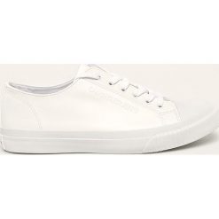 Calvin Klein Jeans - Tenisówki. Czarne trampki męskie Calvin Klein Jeans, bez wzorów, z jeansu, na sznurówki. Za 379,90 zł.