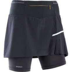 Spódnico - spodenki do biegania TRAIL czarne. Czarne spodenki sportowe damskie EVADICT, l, bez wzorów, z elastanu, do biegania. Za 99,99 zł.