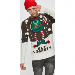 Brave Soul - Sweter. Niebieskie swetry klasyczne męskie marki Brave Soul. Za 129,90 zł.