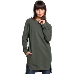 BeWear bluza damska b101 S khaki. Brązowe bluzy damskie BeWear, s, bez wzorów, bez rękawów, bez kaptura. Za 239,00 zł.