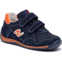 Sneakersy NATURINO - Sammy 0012014264.01.1C95 S Navy/Arancio. Niebieskie trampki chłopięce Naturino, bez wzorów, ze skóry, na rzepy. W wyprzedaży za 319,00 zł.