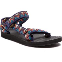 Sandały TEVA - Original Universal 1003987 Gc100 Boomerang. Niebieskie klapki damskie Teva, bez wzorów, z tworzywa sztucznego, sportowe, bez obcasa, bez zapięcia, outdoorowe. Za 199,99 zł.