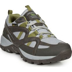 Buty trekkingowe damskie: Buty trekkingowe „Talus” w kolorze jasnoszaro-brązowo-jasnozielonym