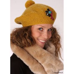 Unikatowy beret. Berety damskie Pakamera, bez wzorów. Za 150,00 zł.