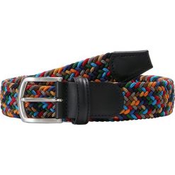 Anderson's STRETCH BELT Pasek pleciony multicolor. Czarne paski męskie Anderson's, w paski, z materiału. Za 379,00 zł.