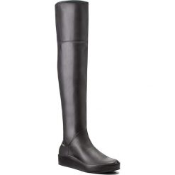 Buty zimowe damskie: Muszkieterki CALVIN KLEIN BLACK LABEL – Henrieta E5902 Black