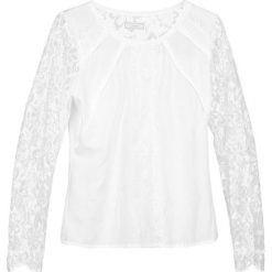 Bluzki asymetryczne: Cream VIVA Bluzka chalk