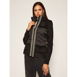 Kurtka puchowa Desigual Edimburgo 20WWEW23. Czarne kurtki damskie Desigual, m, bez wzorów, z puchu, bez kaptura. Za 649,00 zł.