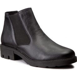 Botki damskie lity: Sztyblety WASAK - 0444 Czarny