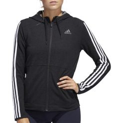 ADIDAS 3-STRIPES HOODIE > FJ7316. Bluzy damskie Adidas, l, bez wzorów, z bawełny, bez rękawów, z kapturem. Za 249,99 zł.